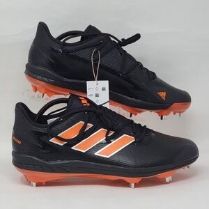 Adidas Adizero Afterburner Mens Baseball Cleats Orange  H00975 Size 14 New